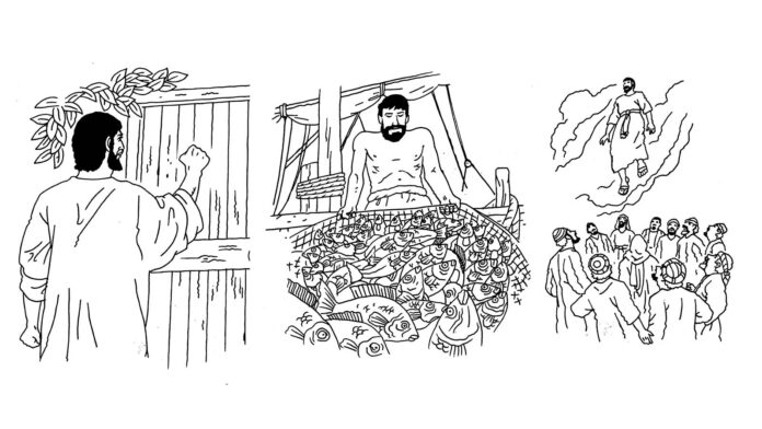 Una organización cristiana europea regala ilustraciones del Nuevo Testamento.