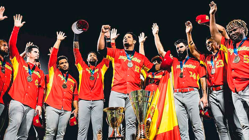 España campeón en Béisbol “Jesús nos dio la victoria”