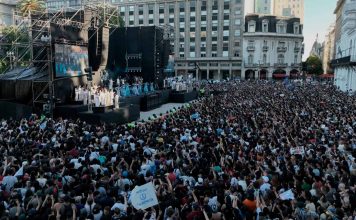 Experiencia Gospel: Más de 100 mil personas declararon el nombre de Jesús en las calles de Buenos Aires Experiencia Gospel 2025