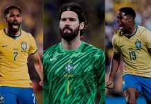 Los jugadores de Brasil dan gracias a Dios por la oportunidad de participar en la Copa del Mundo