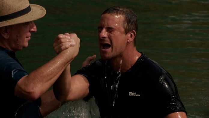Bautismo de Bear Grylls